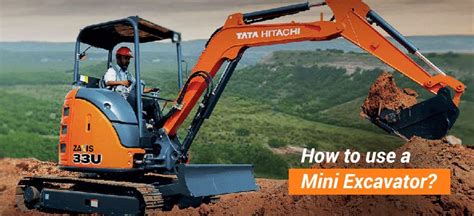 how to use a mini excavator on a hill|mini excavator tips and tricks.